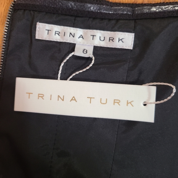 Trina Turk Strapless Plaid Top Size 8 NWT - Picture 4 of 7